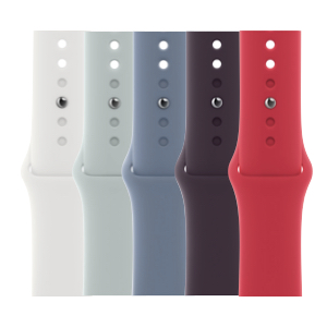 רצועות סילקון Sport Band<br> ל- Apple Watch